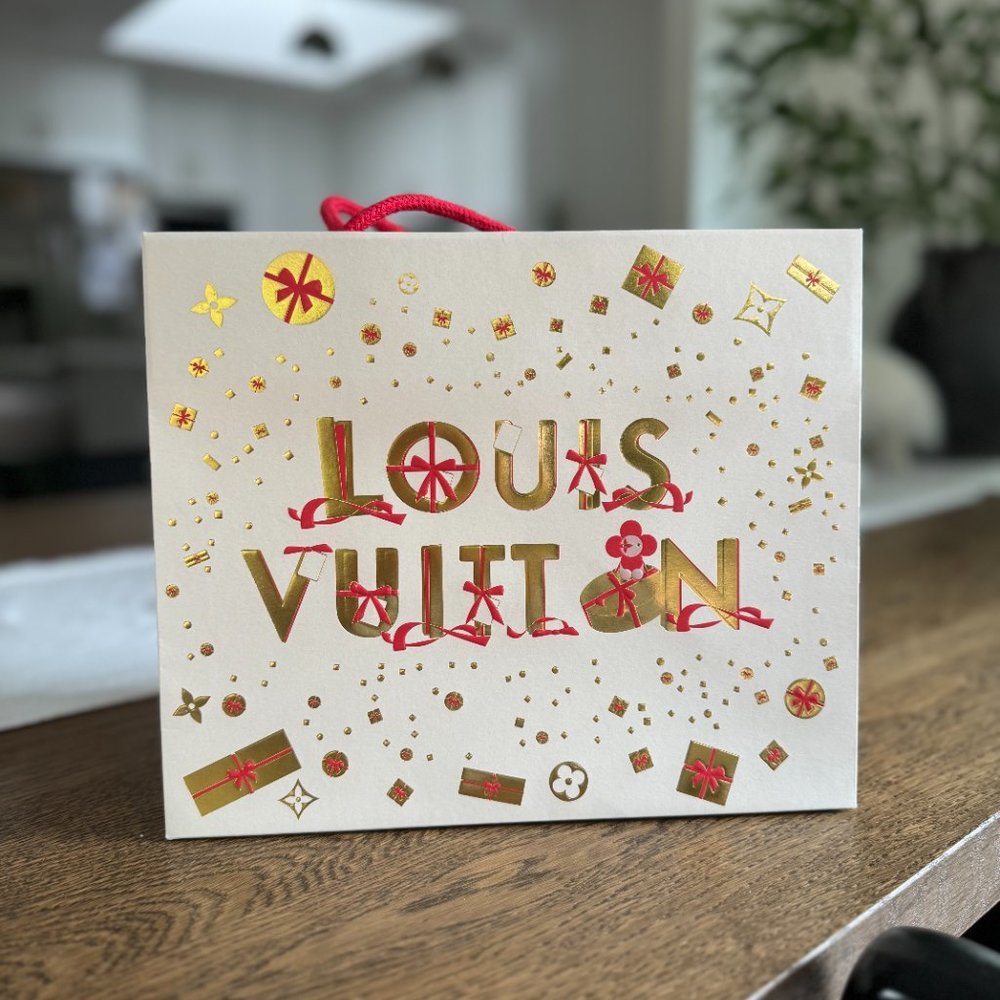 Limited Edition Louis Vuitton Christmas Shopping Bag 2023